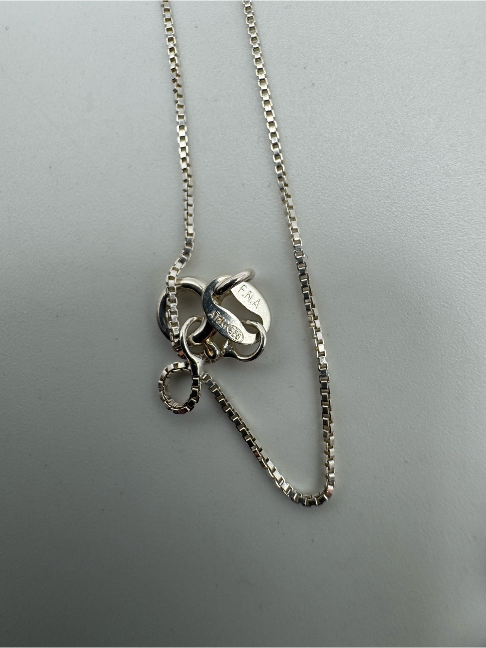 Blue Opal Leaf Sterling Silver Pendant Necklace - Hallmarked 925 - Picture 4 of 8